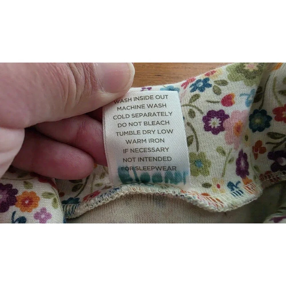 Gymboree Girl's Floral Turtleneck Top Size 10 Vintage READ Description